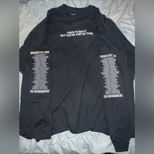 The Chainsmokers Shirt - Size XXL -  Memories Do Not Open Tour 2017 Black EDM